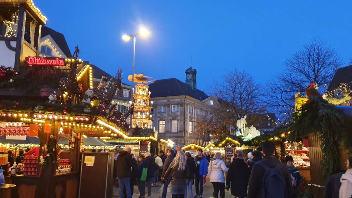 Weihnachtsmarkt Esslingen: Auch der Hafenmarkt wird zur Budenstadt
