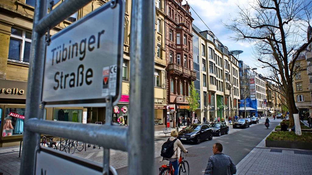 Umgestaltung an der Tübinger Straße: Städtische Vorgehensweise stößt auf Kritik