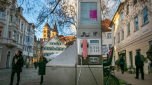 Darum werden die Münztelefone in Esslingen bald abgebaut