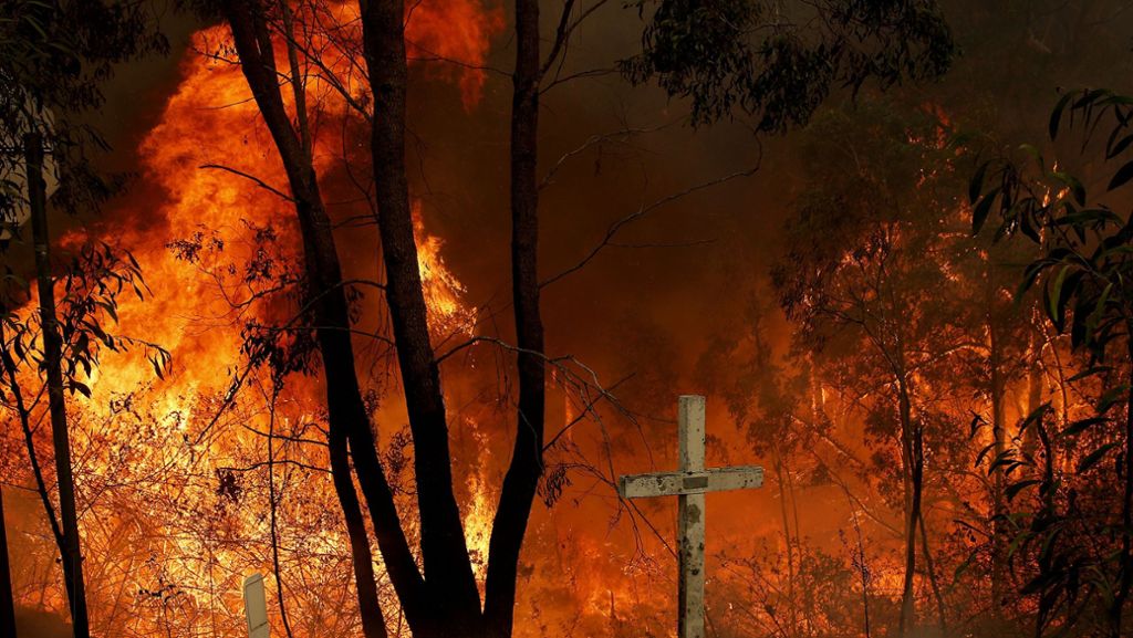  An Australiens Ostküste brennt es weiter. Vier Personen wurden bereits getötet. Die Polizei nimmt zwei mutmaßliche Brandstifter fest. Doch auch andere Faktoren spielen mit. 