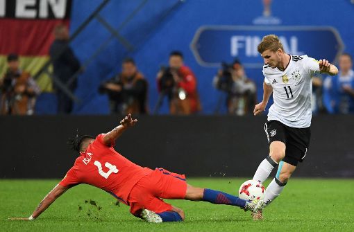 Die deutsche Fußball-Nationalmannschaft hat erstmals den Confed Cup gewonnen. Foto: AFP