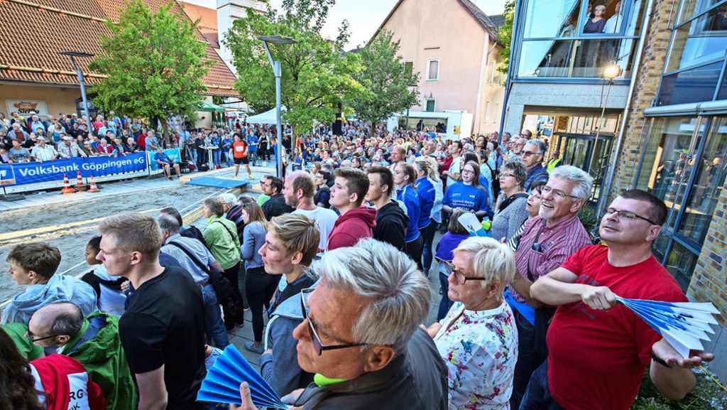 Sportevent  in der Provinz: Böhmenkirch brennt für das Kugelstoßen
