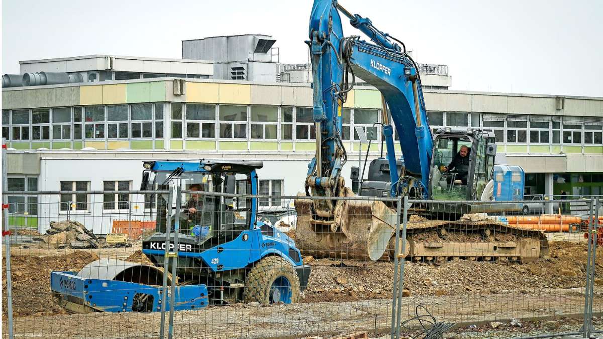 Millionenprojekt in Ludwigsburg: Großbaustelle Bildungszentrum West wird Teil des Schulalltags