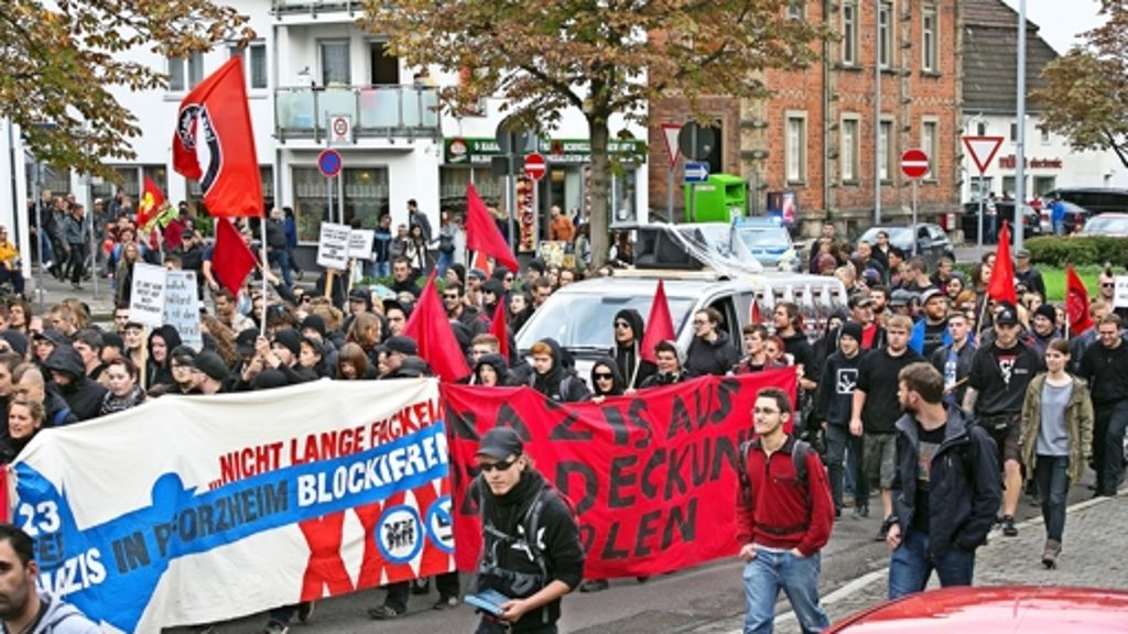 Demonstration in Göppingen: Ohne Naziaufmarsch bleibt alles friedlich