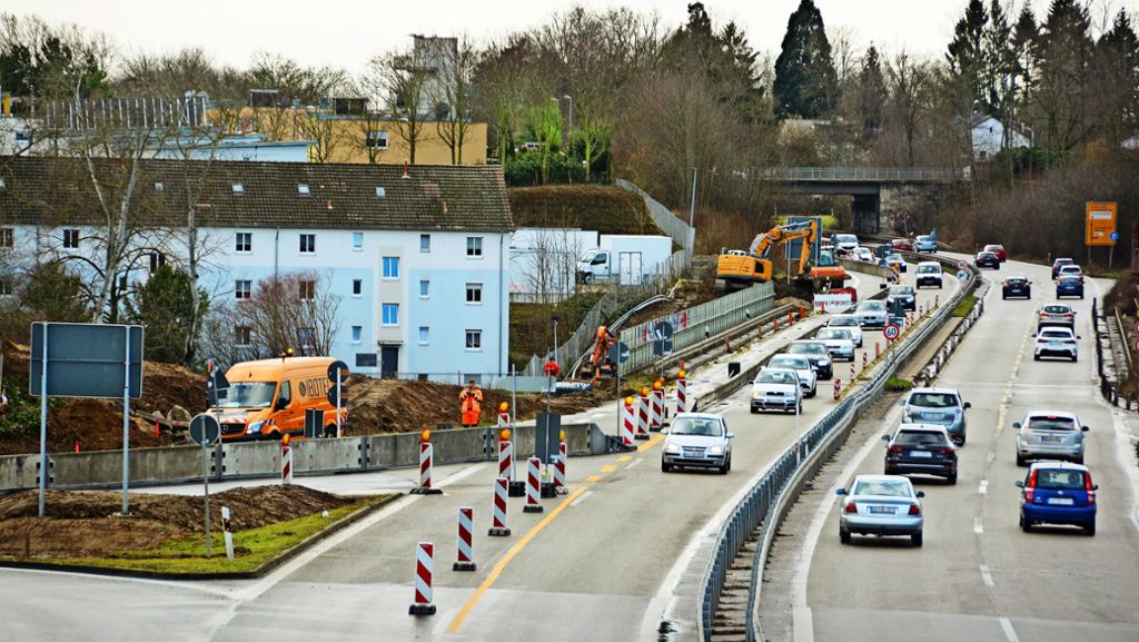 Verzwickte Bauarbeiten in Kornwestheim: So komplex ist der Neubau der B 27-Brücke