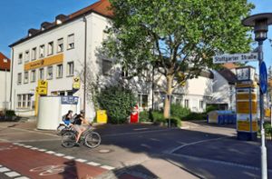 Filiale der Postbank in Fellbach schließt