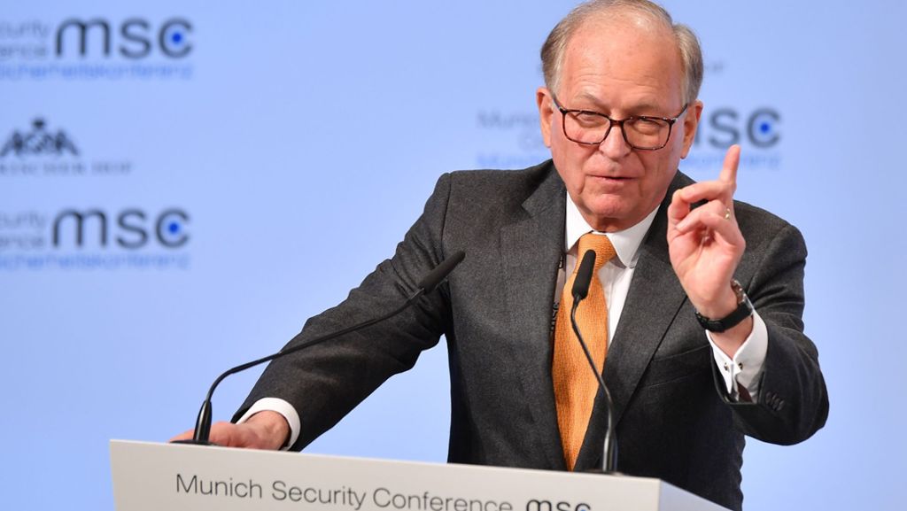 Münchner Sicherheitskonferenz: Ischinger: Die Nachkriegsordnung ist bedroht