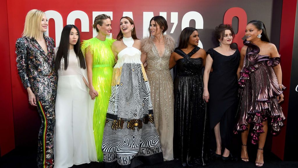 Sandra Bullock, Rihanna und Anne Hathaway: Geballte Frauenpower bei „Ocean’s 8“-Premiere in New York
