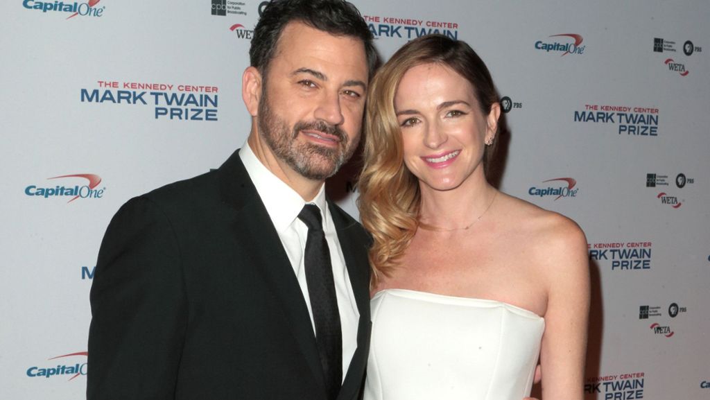 US-Moderator und Komiker: Jimmy Kimmel freut sich auf sein zweites Baby