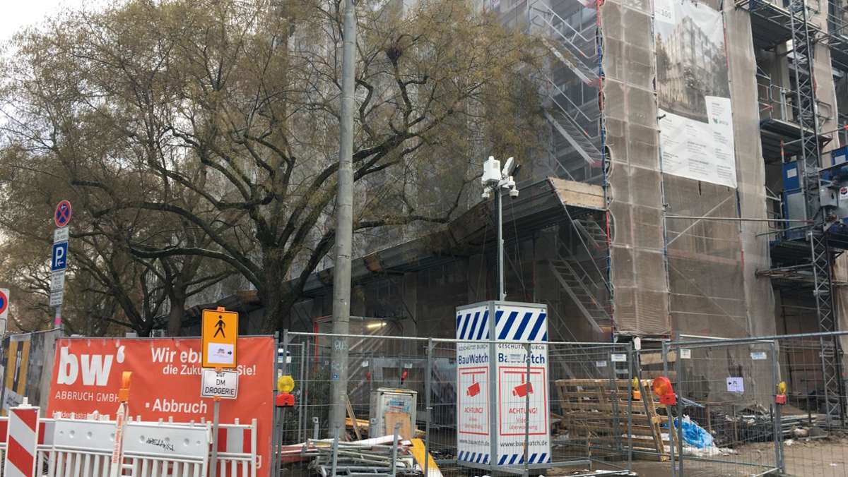 Projekt „Rotebühl 100“ in Stuttgart: Engstelle bleibt noch bis Mai