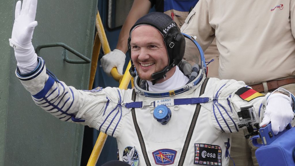Deutscher Astronaut im All: Alexander Gerst an Raumstation ISS angekommen
