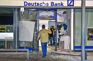 Geldautomat in Gerlingen gesprengt