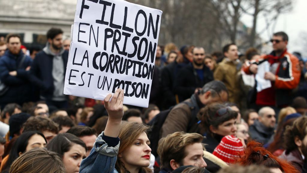 Frankreich: Demonstrationen gegen Korruption