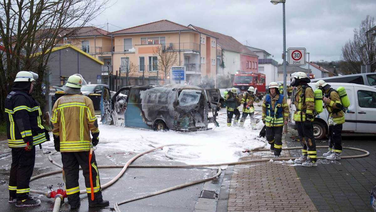 Saarlouis: Schüsse, Verletzte und Feuer bei Überfall auf Geldtransporter