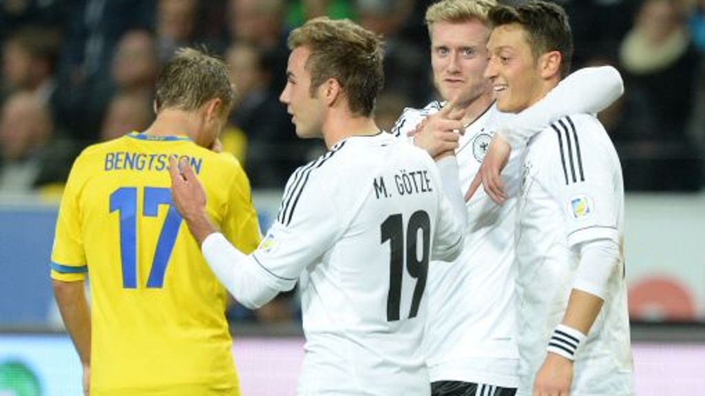 WM-Qualifikation: Schürrle überragt beim 5:3 der DFB-Elf in Schweden mit Dreierpack