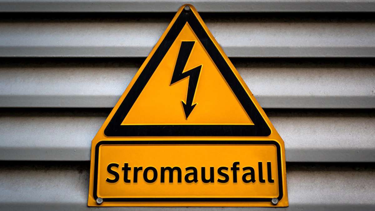 Defekt im Umspannwerk: Großflächiger Stromausfall in Sindelfingen