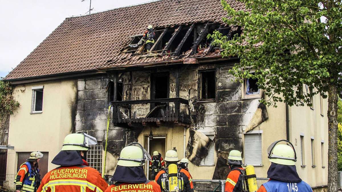Schönaich: 400 000 Euro Schaden bei Wohnhausbrand