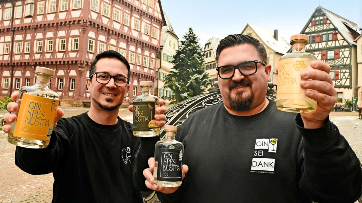 Schnaps aus dem Kreis Ludwigsburg: Zwei Markgröninger sind auf den  Gin gekommen