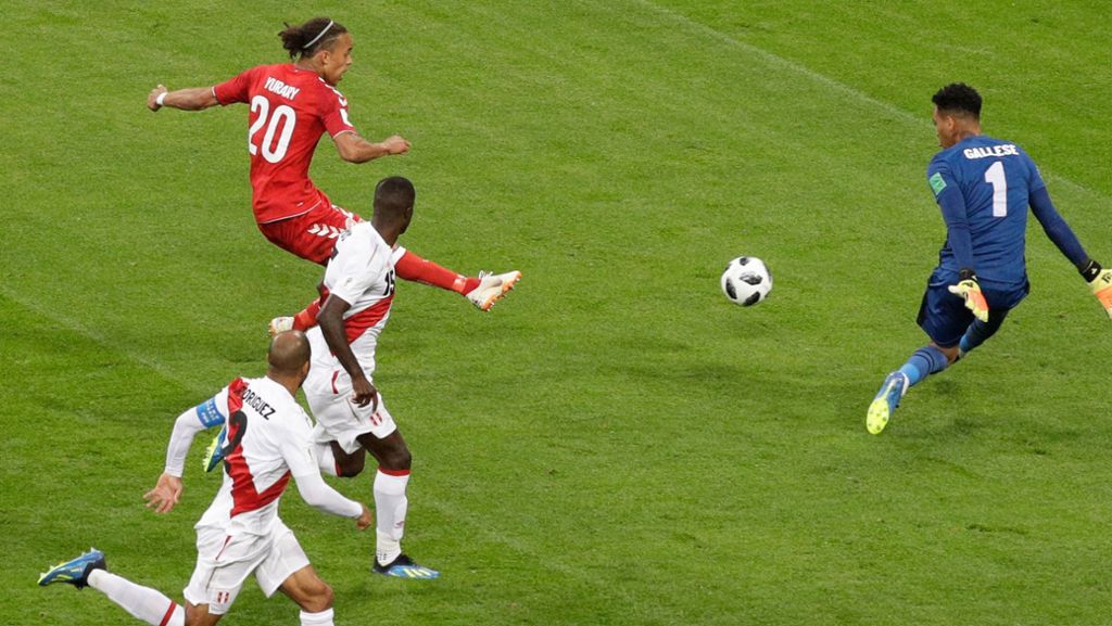 WM 2018: Leipzigs Yussuf Poulsen schießt Dänemark zum Sieg