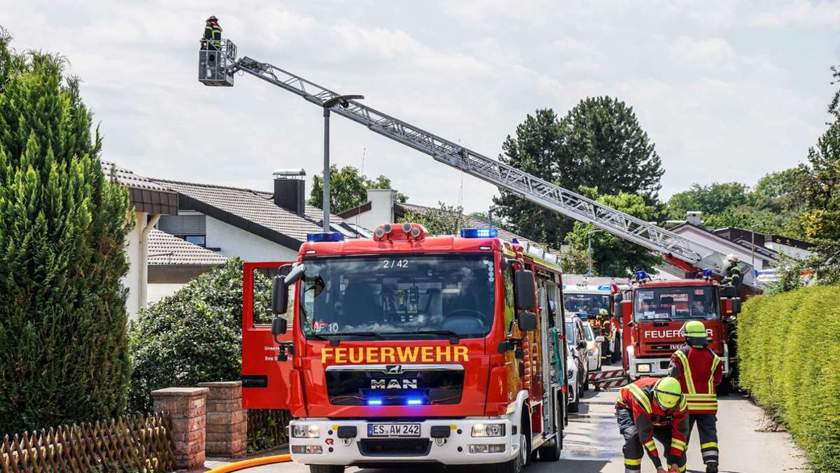Brand in Aichwald: Insektenbekämpfung läuft aus dem Ruder
