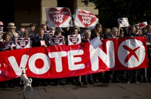„No“-Anhänger in  letzten Umfragen knapp vorn