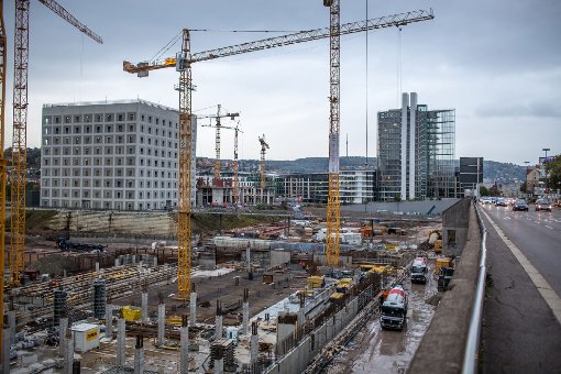 Baustellen in Stuttgart: Das Milaneo im Oktober