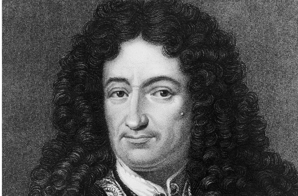 Gottfried Wilhelm Leibniz (1646 - 1716) in einem Kupferstich aus dem Jahr 1801. Foto: Getty