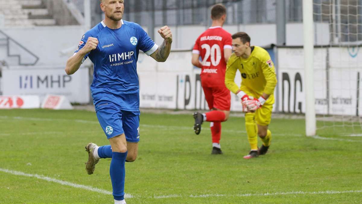Stuttgarter Kickers gegen 1. FC Rielasingen-Arlen: Kickers gewinnen deutlich und bleiben Zweiter