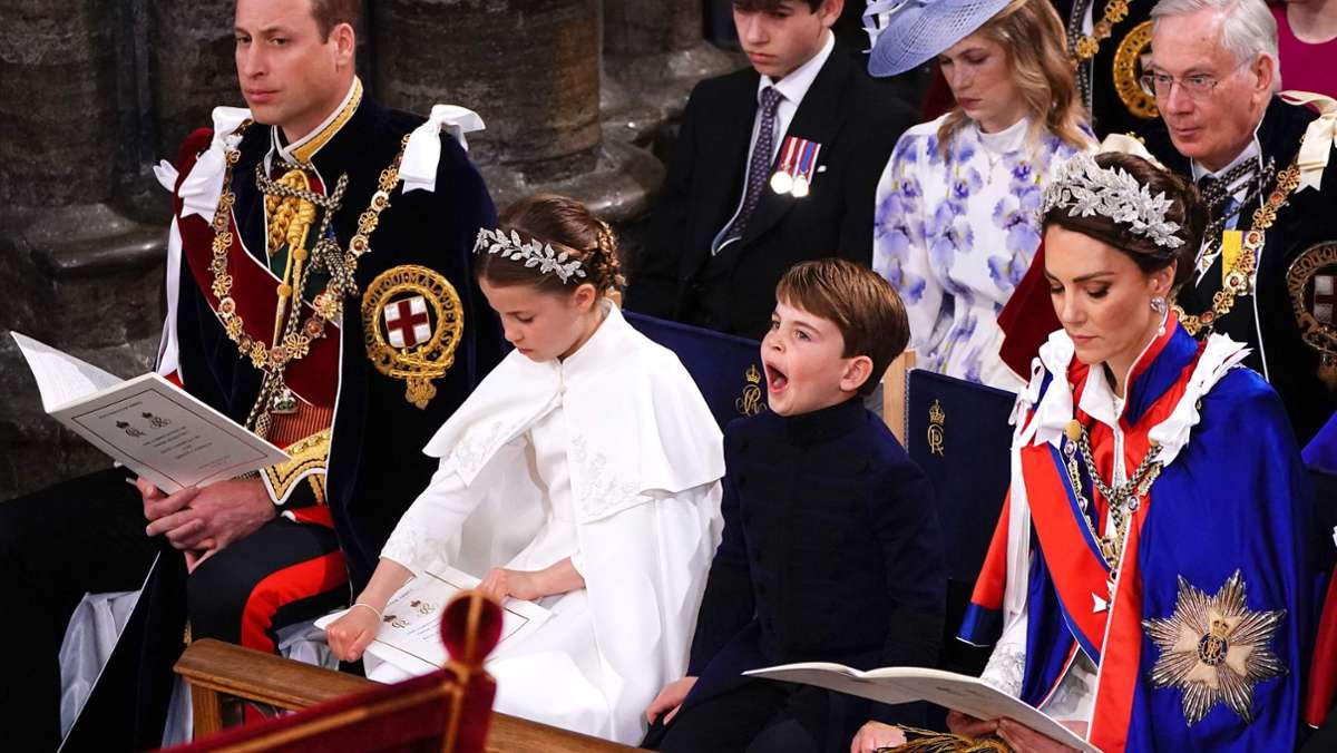 Krönung König Charles III.: Prinz Louis gähnt und zappelt