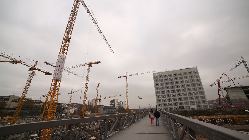 Stuttgart verändert sich: Baustellen in Stuttgart: Das Milaneo im November