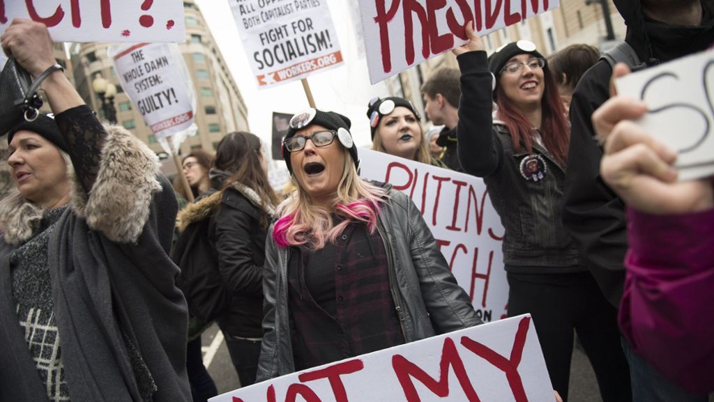 „Million Women March“: Großdemonstration gegen Trump in Washington