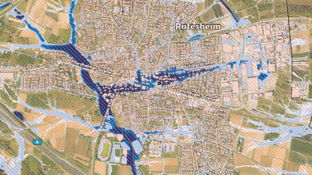 Risikomanagement  in Rutesheim: Starkregen-Schaden      kann alle treffen
