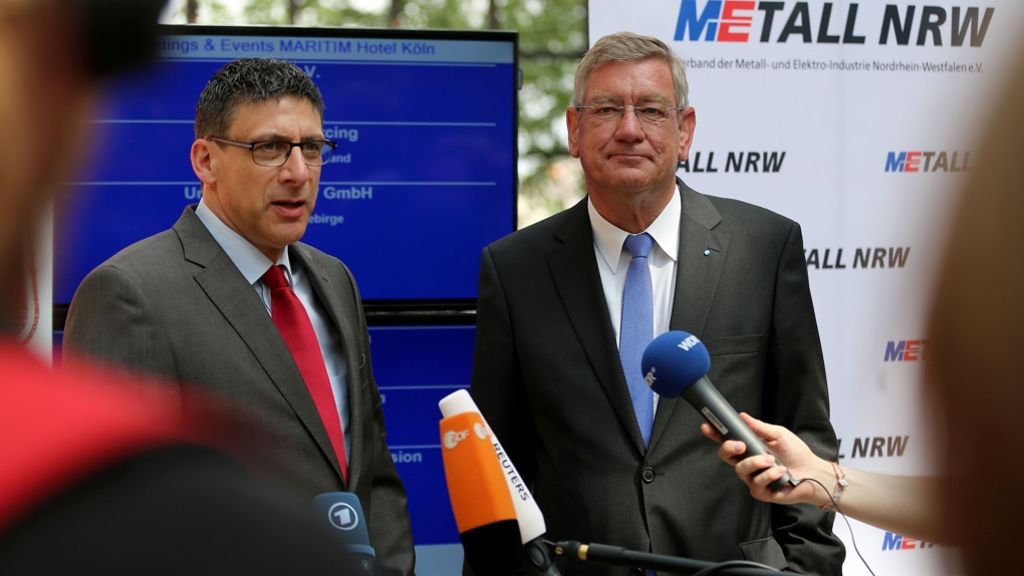 Metalltarifabschluss in Köln: 4,8 Prozent mehr Lohn für 21 Monate