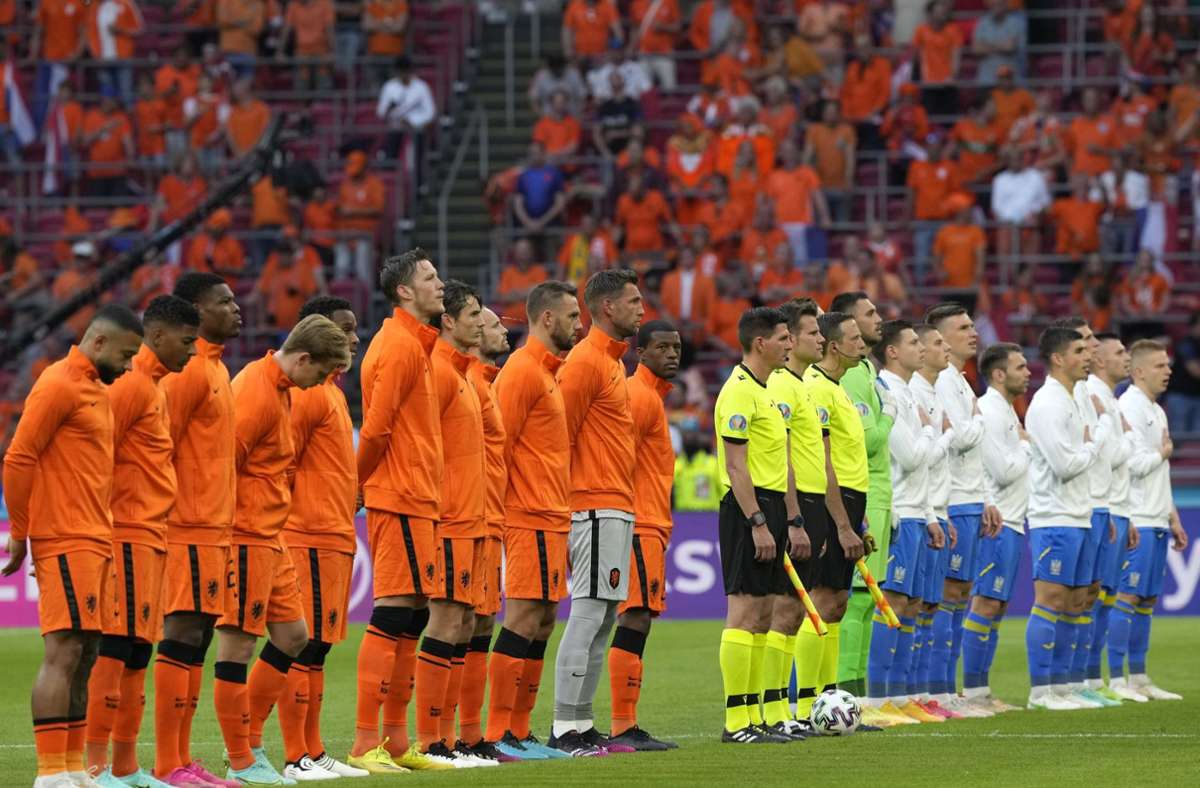 Im dritten Spiel des Tages standen sich die Niederlande und die Ukraine gegenüber.