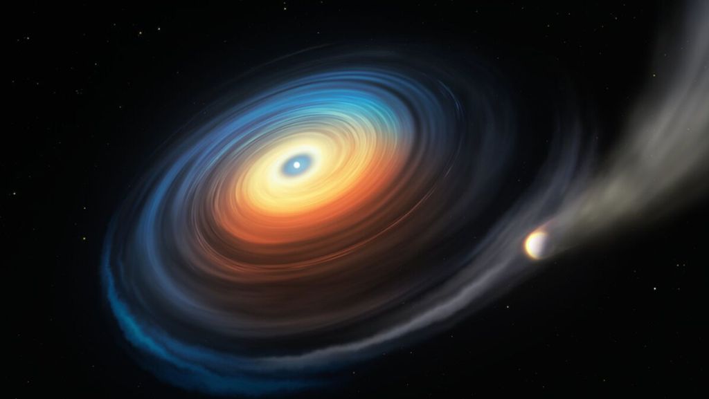 Spektakuläre Entdeckung im Weltall: Ausgebrannter Stern saugt Riesenplaneten auf