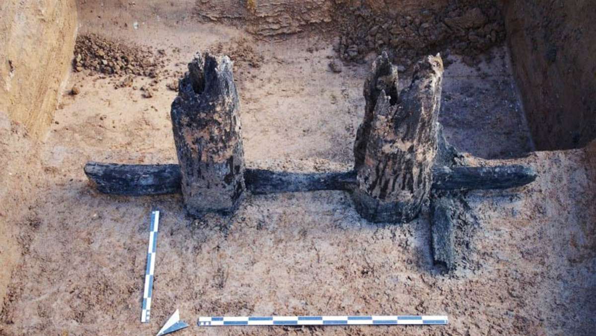  Zwei Eichenbalken, die bei Grabungen in Kleinheppach gefunden wurden, stammen aus dem Jahr 1344. Dort war zum Traubenpressen offenbar schon vor 1400 ein Kelterbaum im Einsatz. 