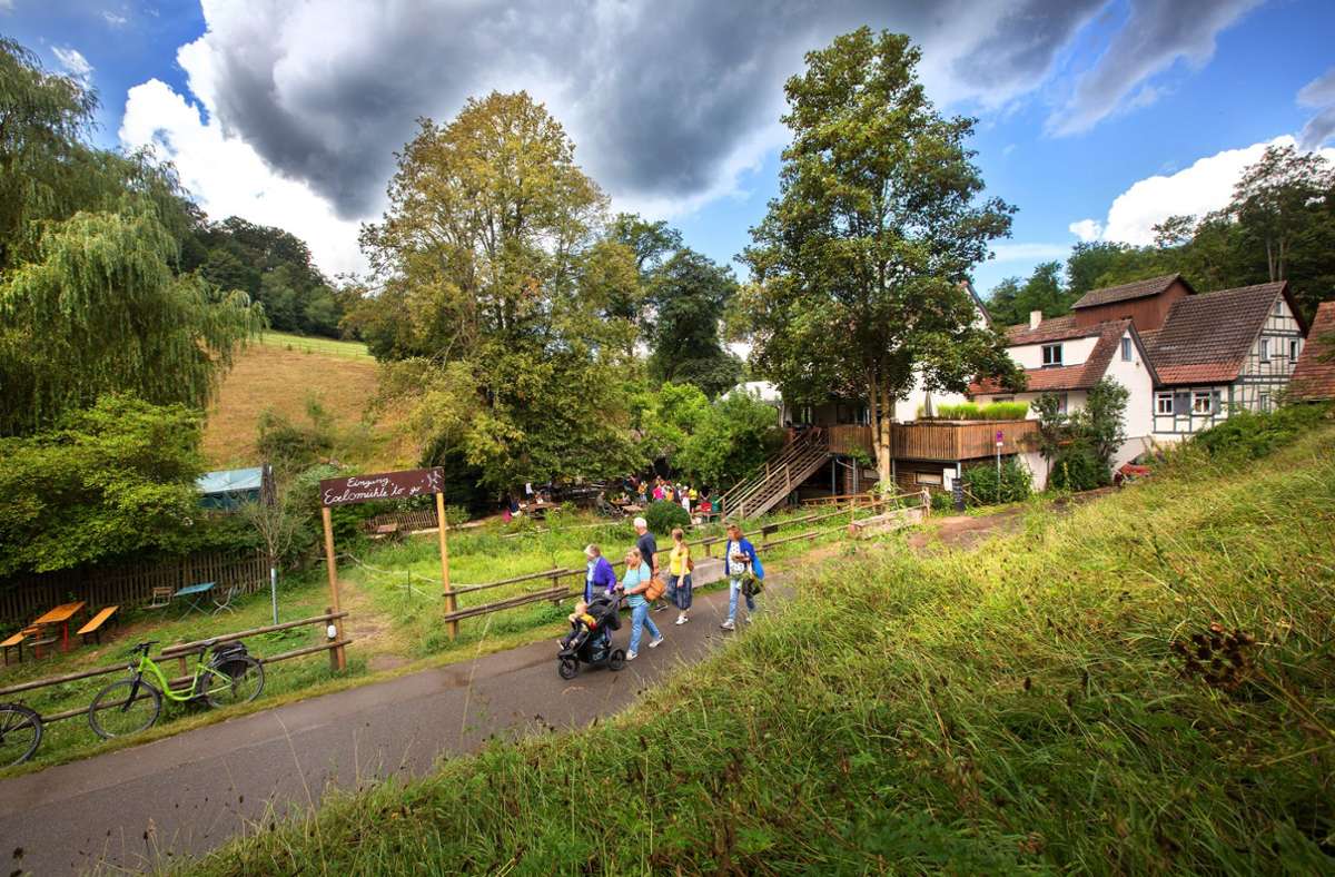 Die Eselsmühle nutzen viele Besucher des Siebenmühlentals als Station für eine kleine Pause. Foto: Ines Rudel