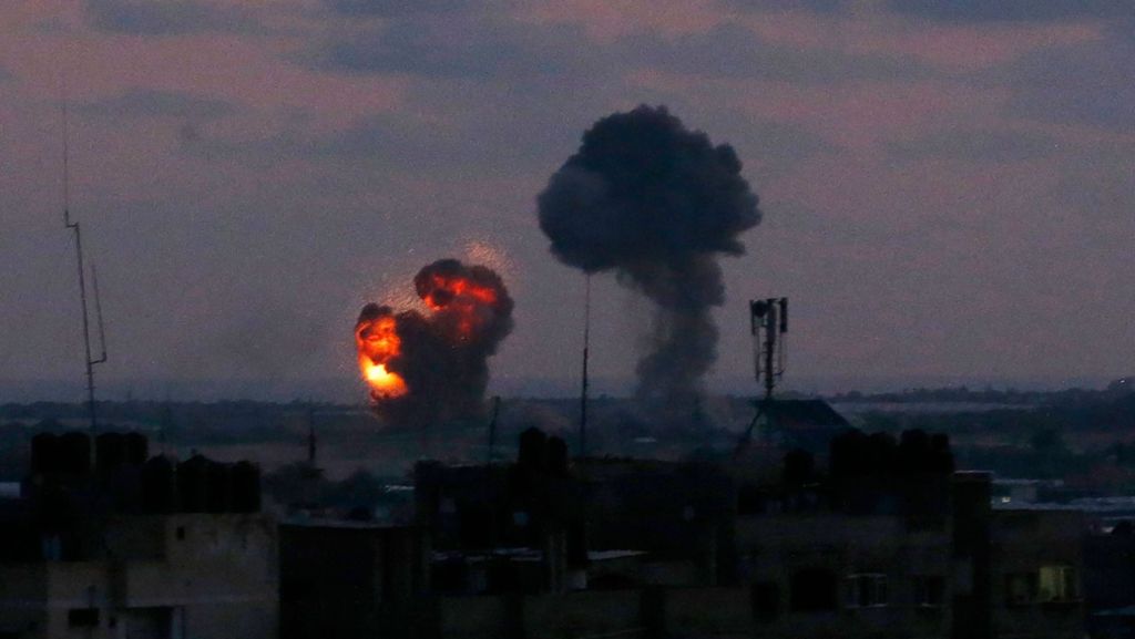 Nahost-Konflikt: Israel unter Raketenbeschuss - Luftangriffe auf Gaza