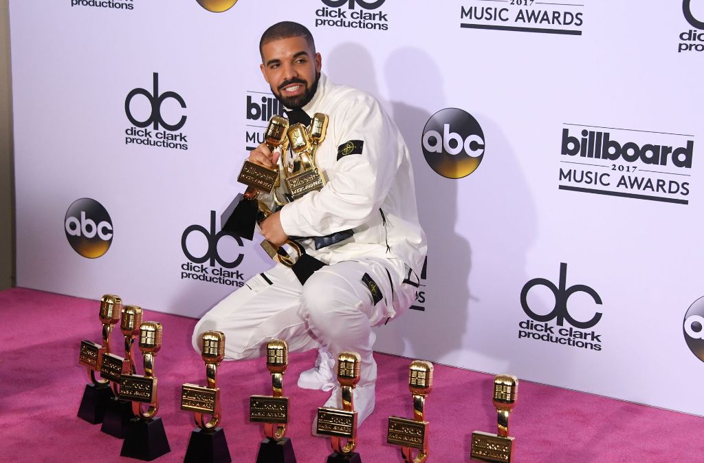 Der kanadische Rapper Drake kann sich über 94 Millionen Dollar und Platz 4 freuen.