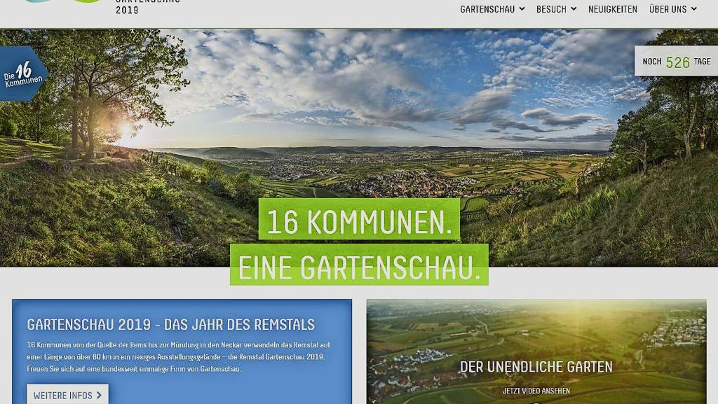 Remstal-Gartenschau: Web-Premiere und die neue Bienen-Route