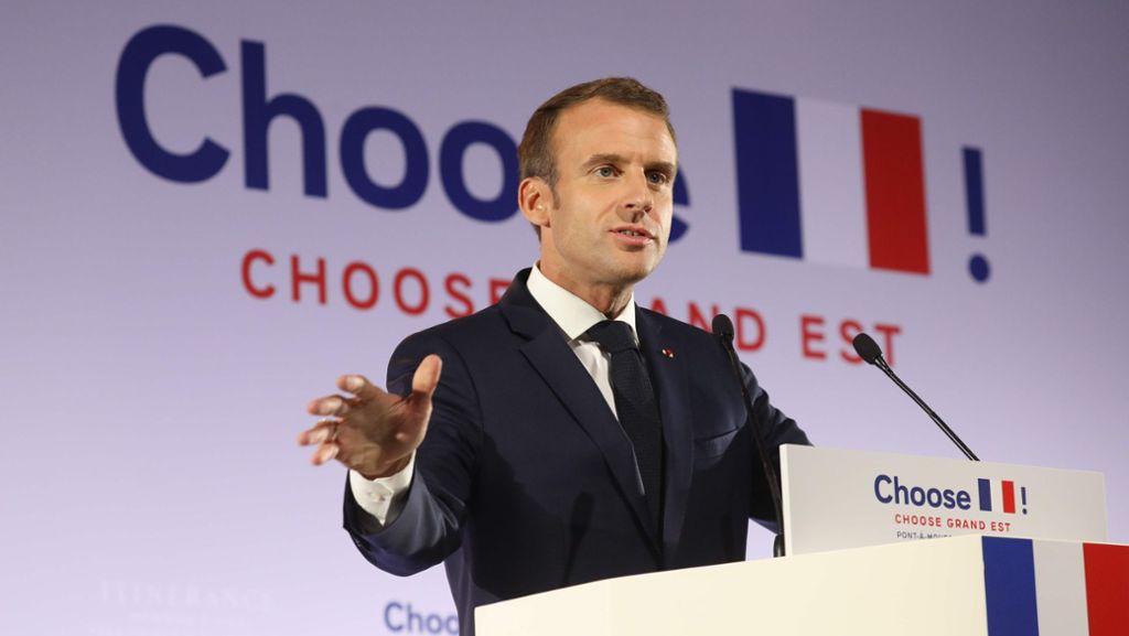 Emmanuel Macron: Französischer Präsident fordert europäische Armee