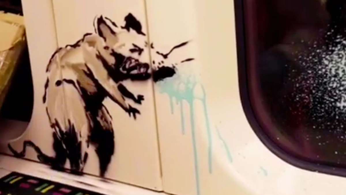 Neues Video   von Banksy: Streetart-Künstler wirbt für das Tragen von Masken