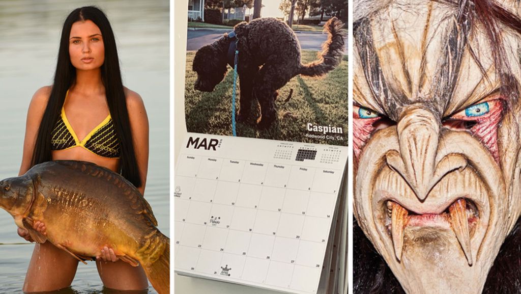  Durchforstet man das Internet nach Wandkalendern für 2020, stößt man auf eine Unmenge von Motiven. Vom „Karpfenkalender“ bis zu „Yoga im Kilt“ – wir haben die skurrilsten Kalender gefunden. 