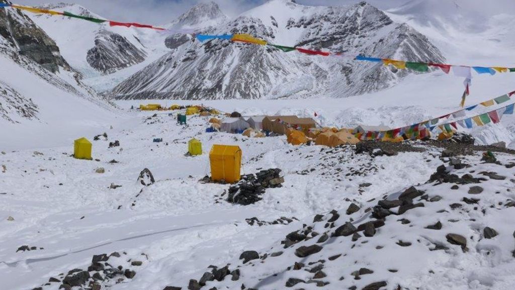 Serie Gipfeltraum: Ein Blinder auf dem Mount Everest: Auf 6400 Meter in vorgeschobenen Basislager