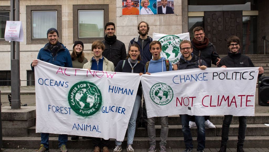 Klimaaktivisten an der Universität Stuttgart: „Campus for Future“ wünscht sich mehr Unterstützung
