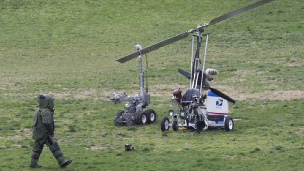 Alarm in Washington: Mini-Hubschrauber landet vor Kapitol