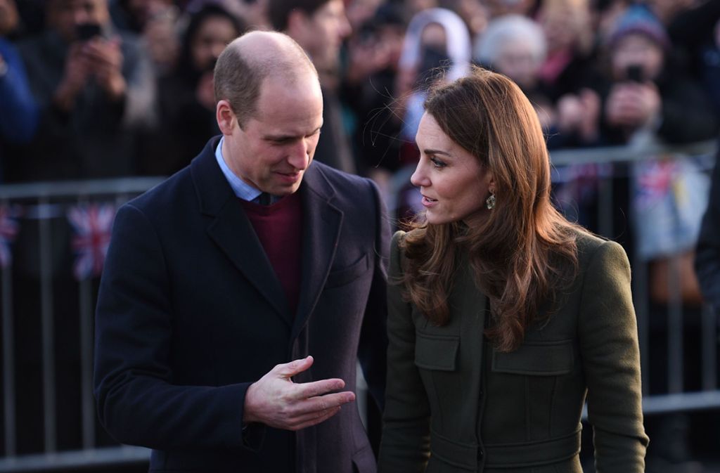 15. Januar: Herzogin Kate und Prinz William bei einem Besuch in Bradford.