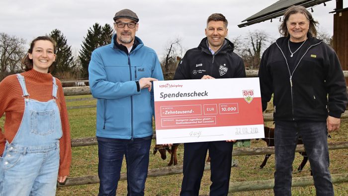 VfB unterstützt Stadtteilbauernhof