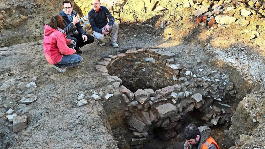 Neues Pflegestift in  Denkendorf: Archäologische Funde auf der Baustelle