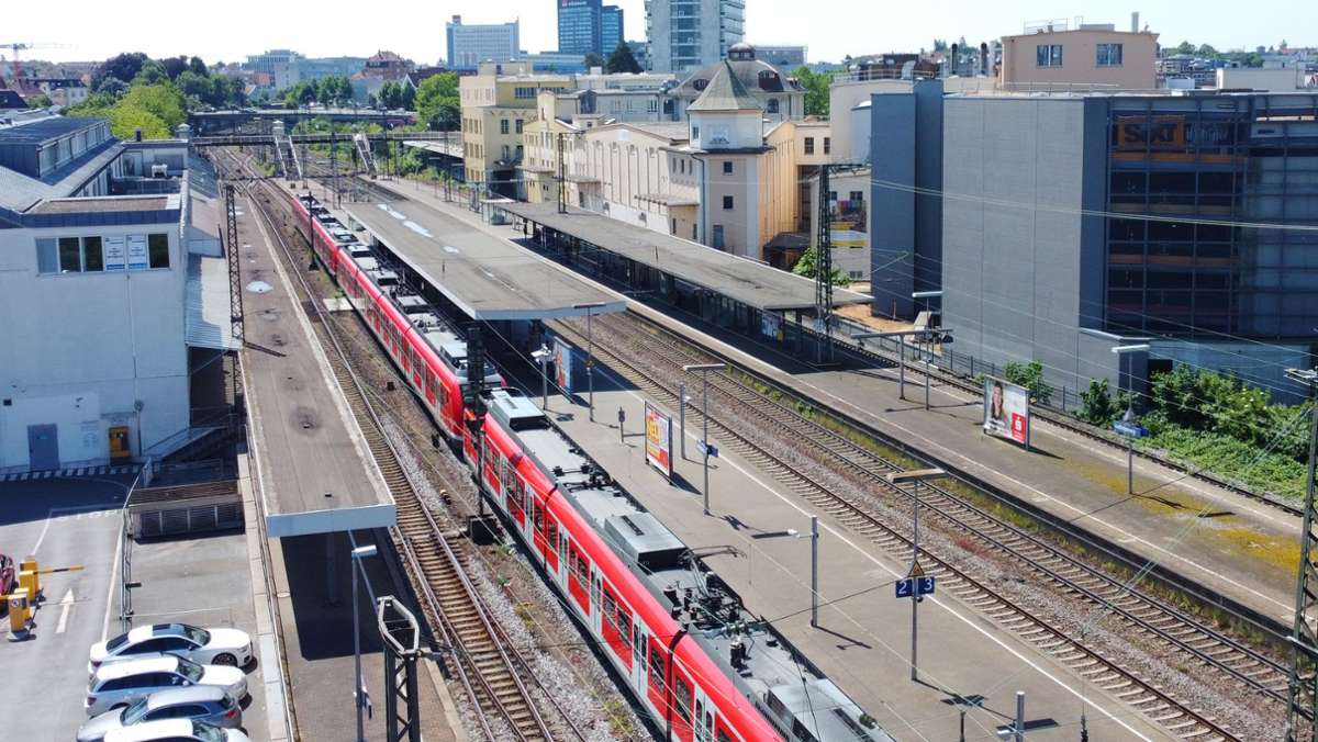 Einsatz der Bundespolizei: Bahnverkehr in Ludwigsburg steht still